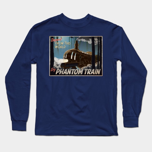 Come Ride the Phantom Train Long Sleeve T-Shirt by TheRetroVideoGamers